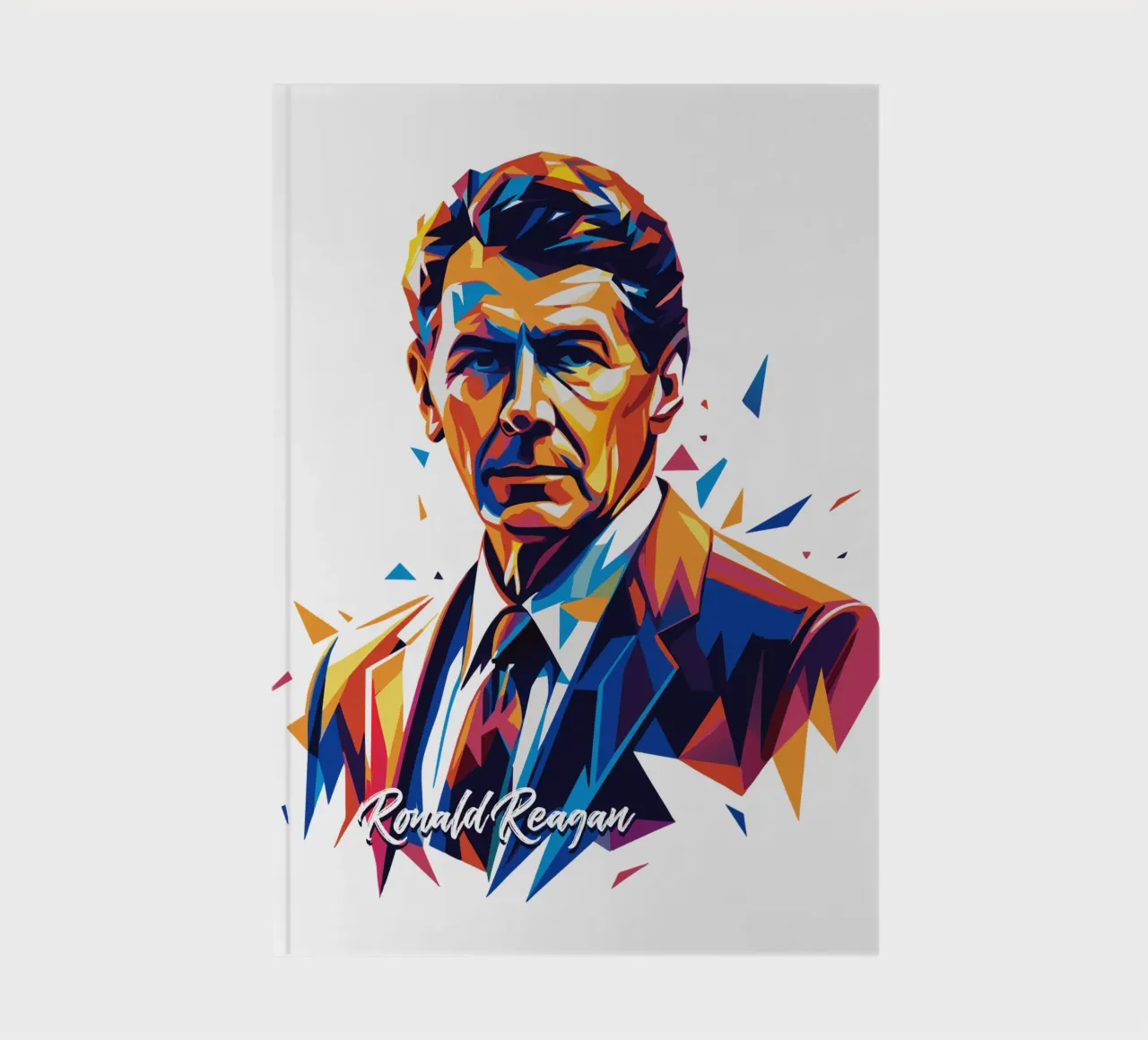 Ronald Reagan WPAP Pop Art diario da vectorartnesia
