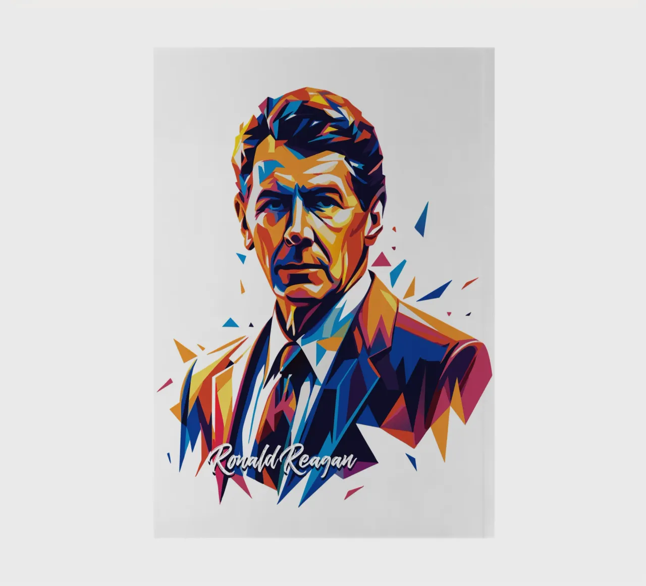 Ronald Reagan WPAP Pop Art diario da vectorartnesia