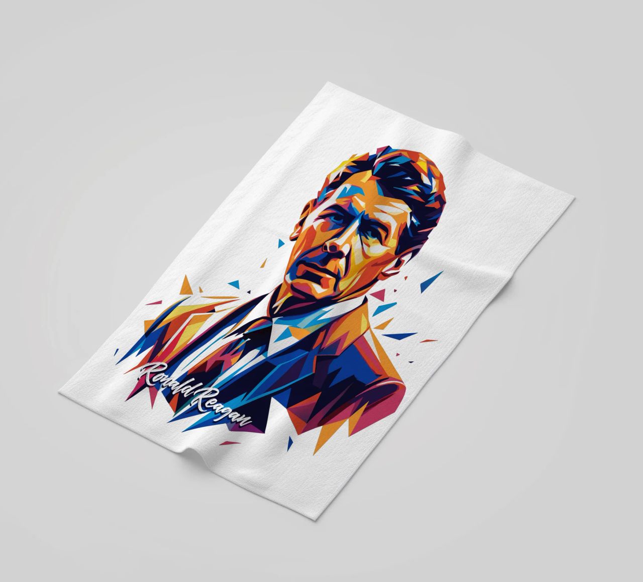 Ronald Reagan WPAP Pop Art telo mare da vectorartnesia