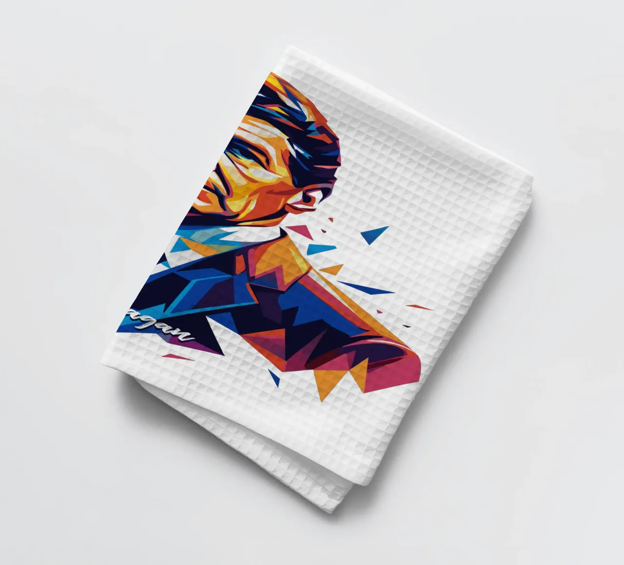 Ronald Reagan WPAP Pop Art Geschirrtuch von vectorartnesia