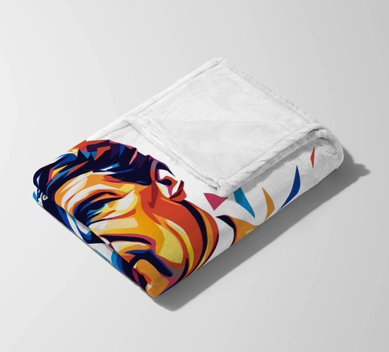 Ronald Reagan WPAP Pop Art coperta in pile da vectorartnesia