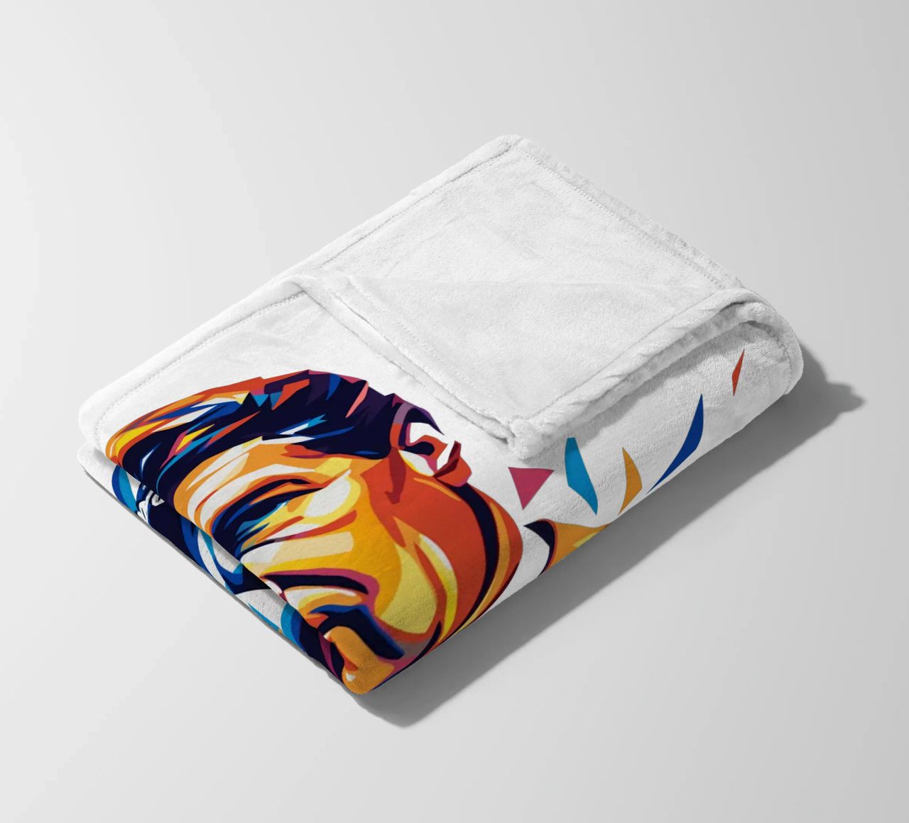 Ronald Reagan WPAP Pop Art coperta in pile da vectorartnesia