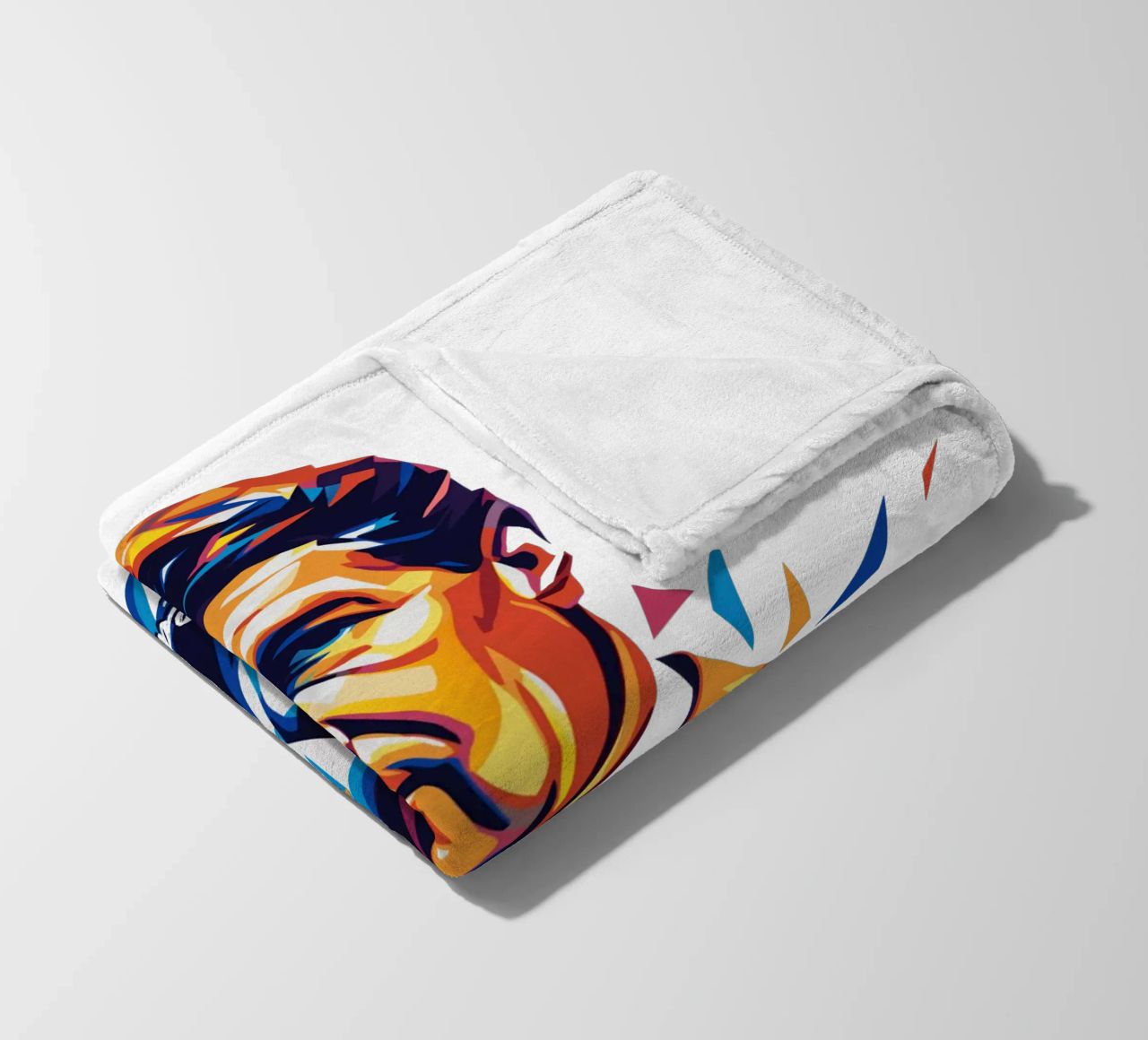 Ronald Reagan WPAP Pop Art coperta in pile da vectorartnesia