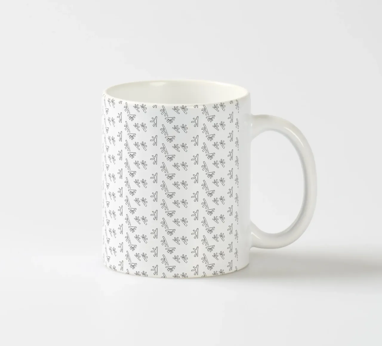 Skandi-Muster tazza in ceramica da Brushmeetspaper