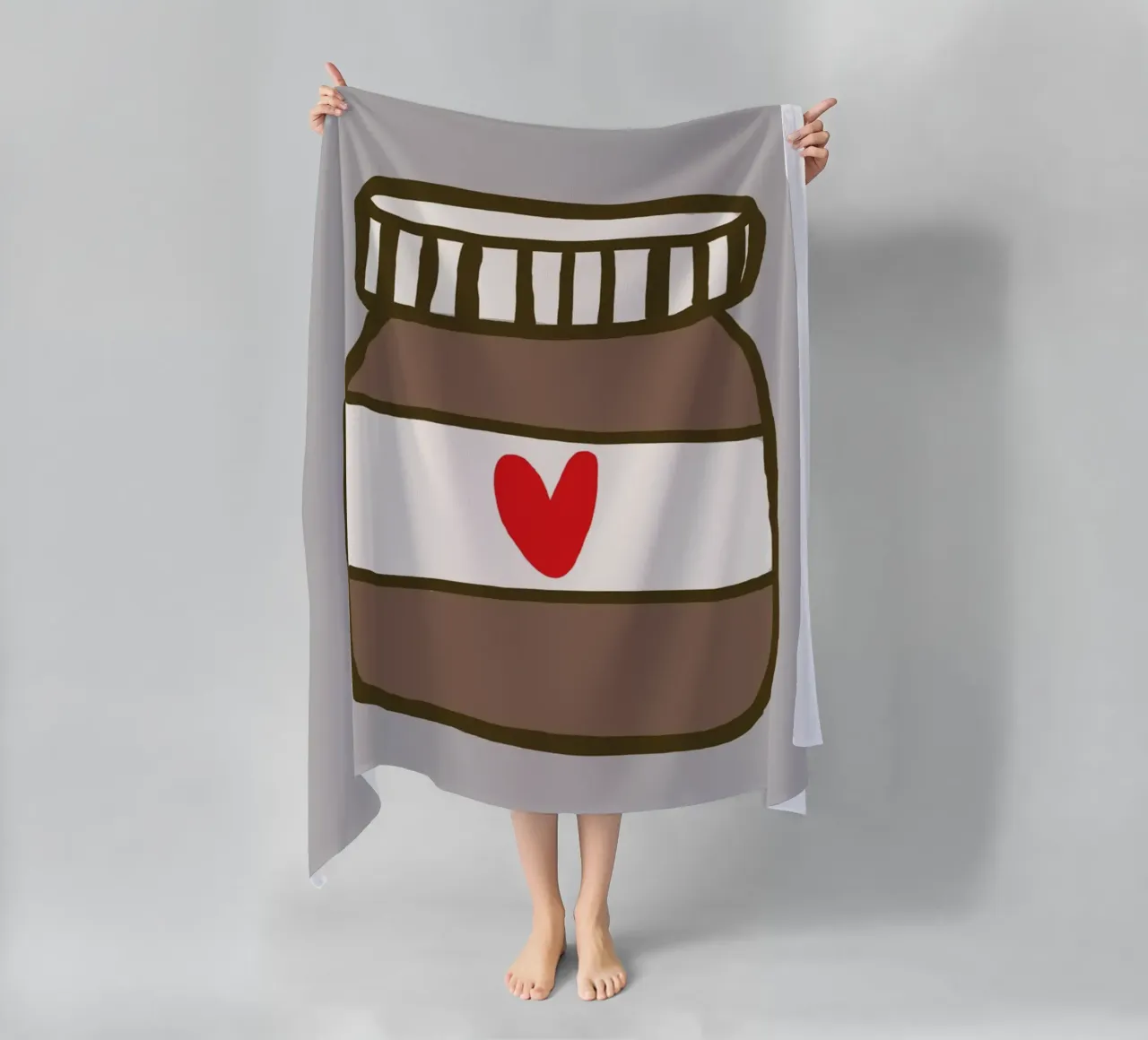 nutella lovers telo mare da SanniBee.