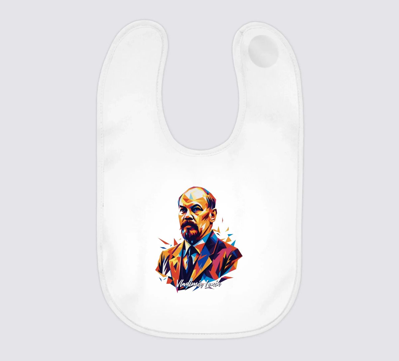 Vladimir Lenin WPAP Pop Art bavaglino da vectorartnesia