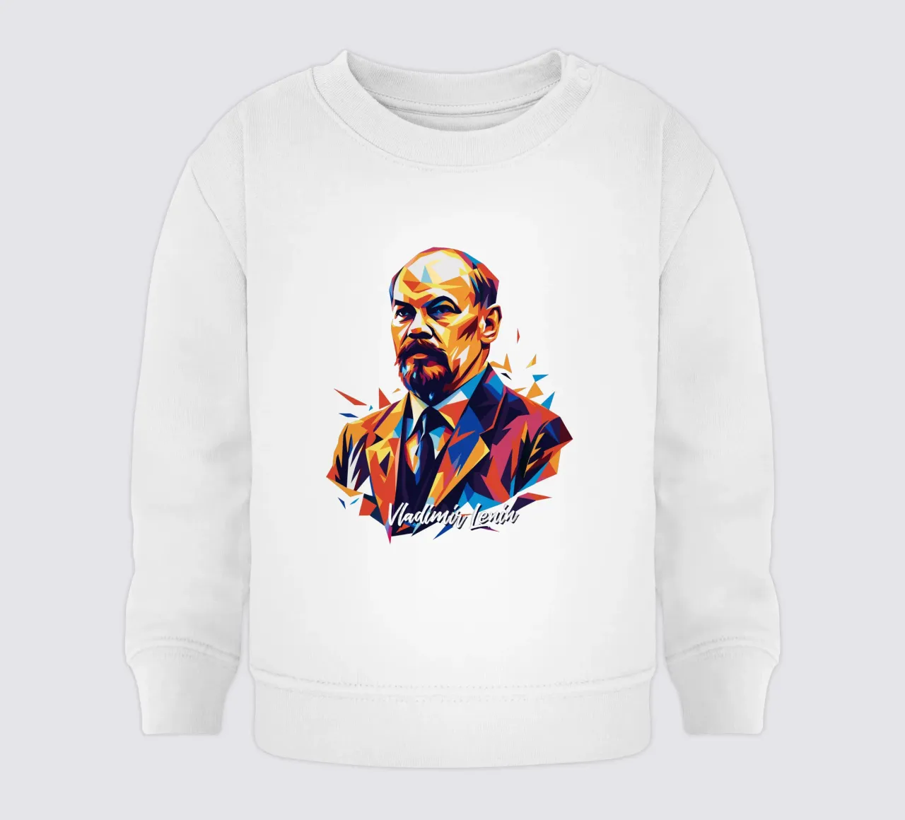 Vladimir Lenin WPAP Pop Art felpa neonato da vectorartnesia
