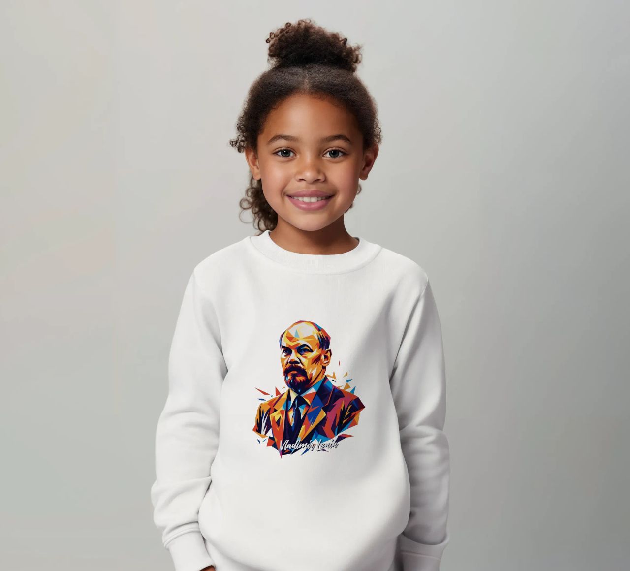 Vladimir Lenin WPAP Pop Art felpa bambino da vectorartnesia