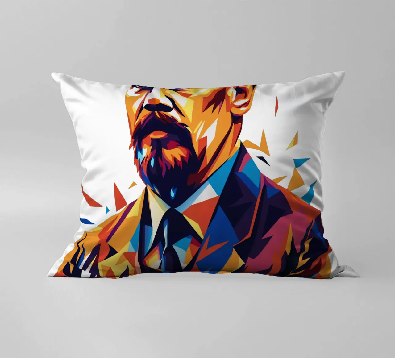Vladimir Lenin WPAP Pop Art cuscino da vectorartnesia