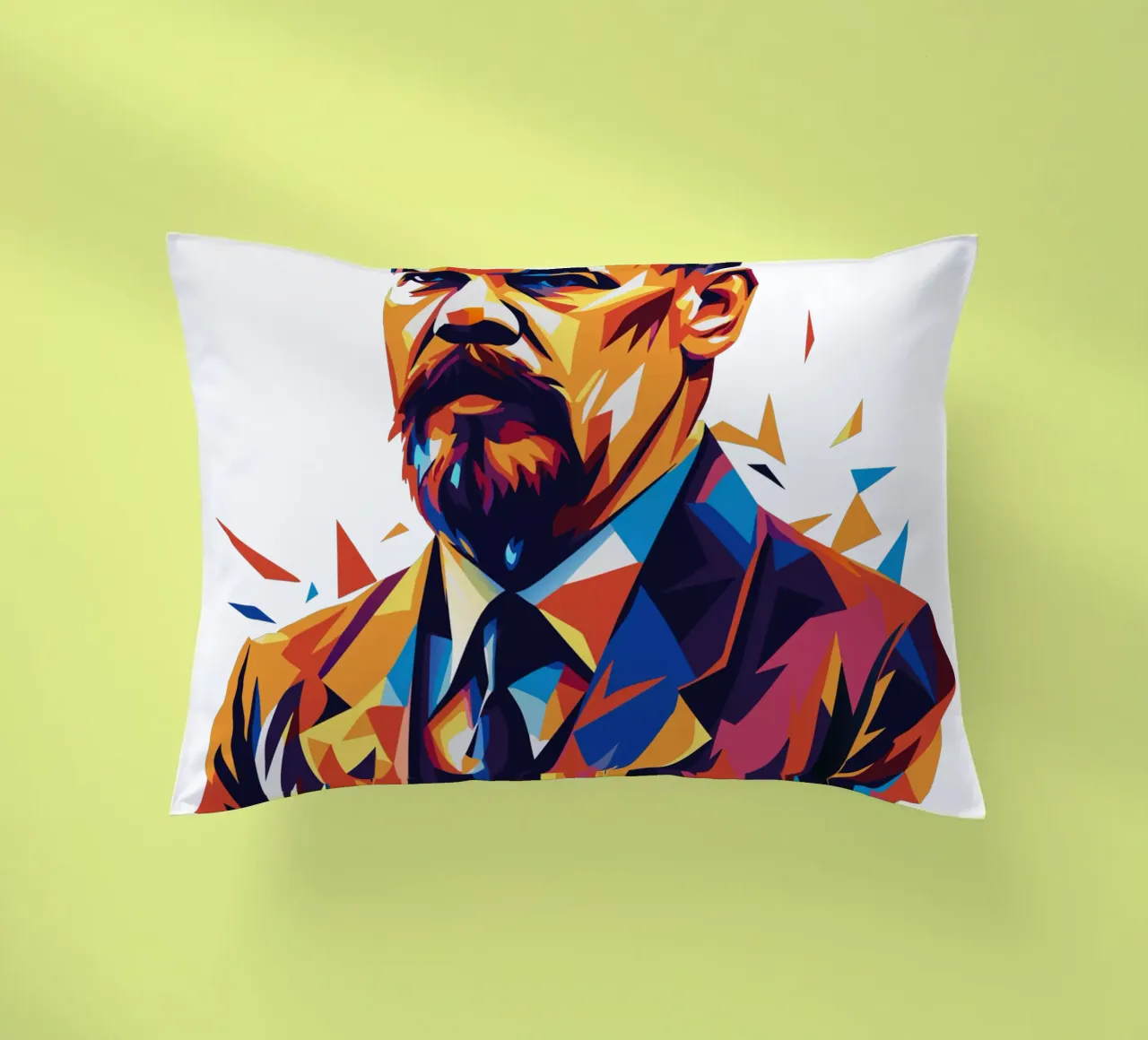 Vladimir Lenin WPAP Pop Art cuscino da vectorartnesia