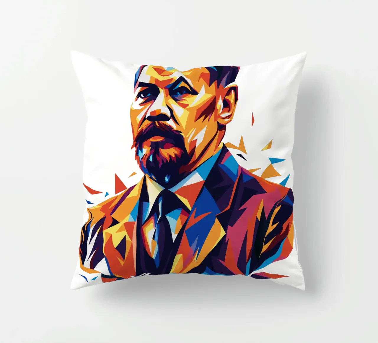 Vladimir Lenin WPAP Pop Art cuscino da vectorartnesia