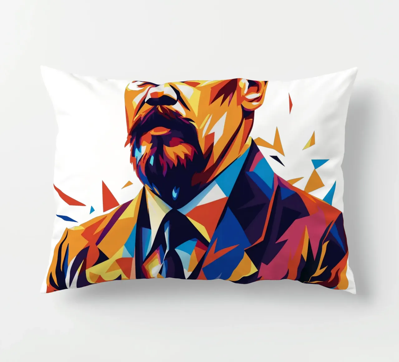 Vladimir Lenin WPAP Pop Art cojín de vectorartnesia