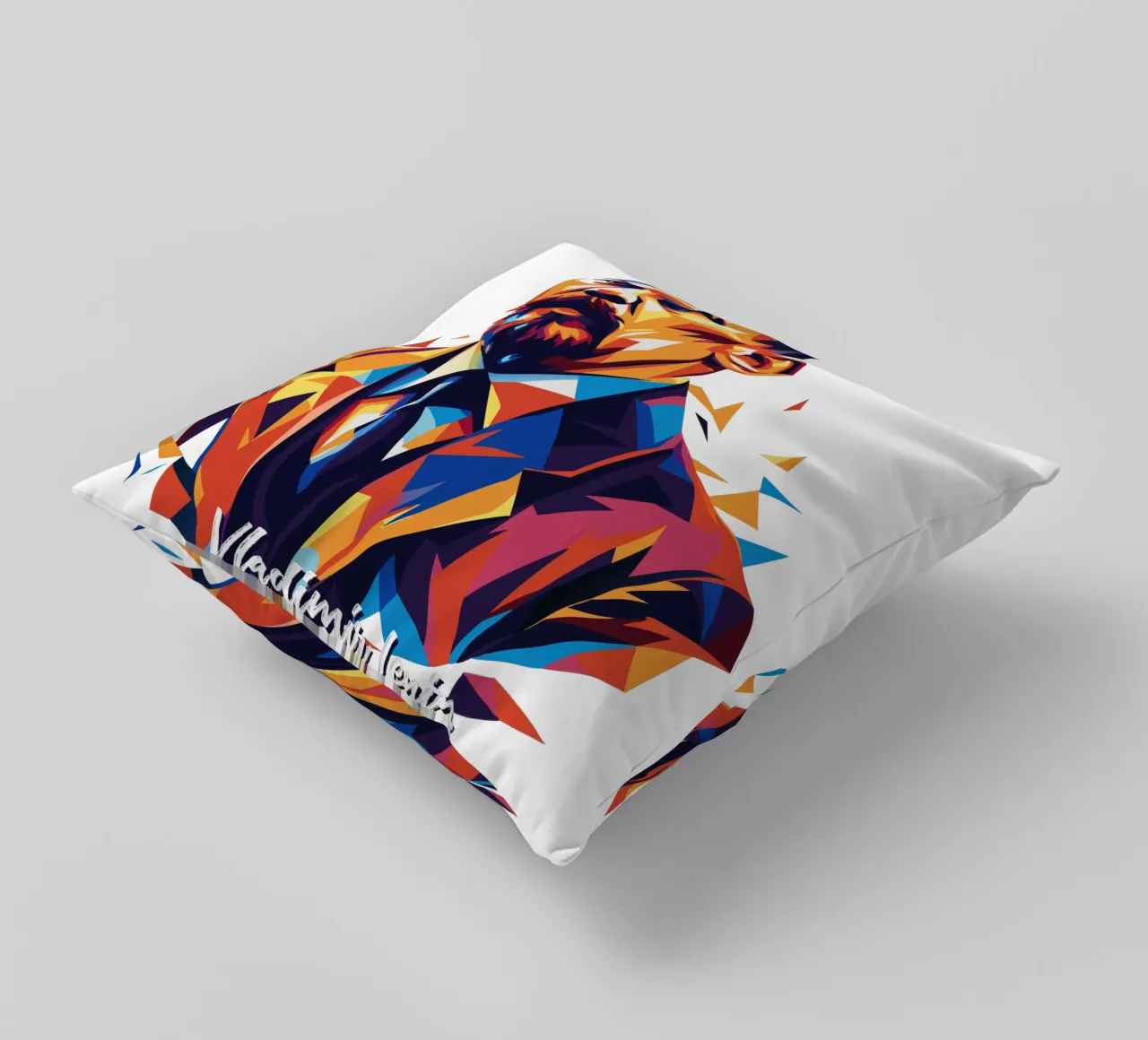 Vladimir Lenin WPAP Pop Art cuscino da vectorartnesia