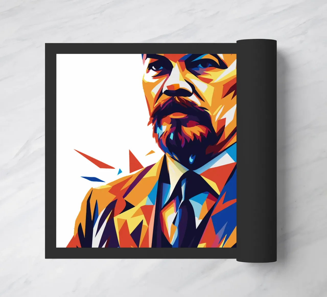 Vladimir Lenin WPAP Pop Art felpudo de vectorartnesia