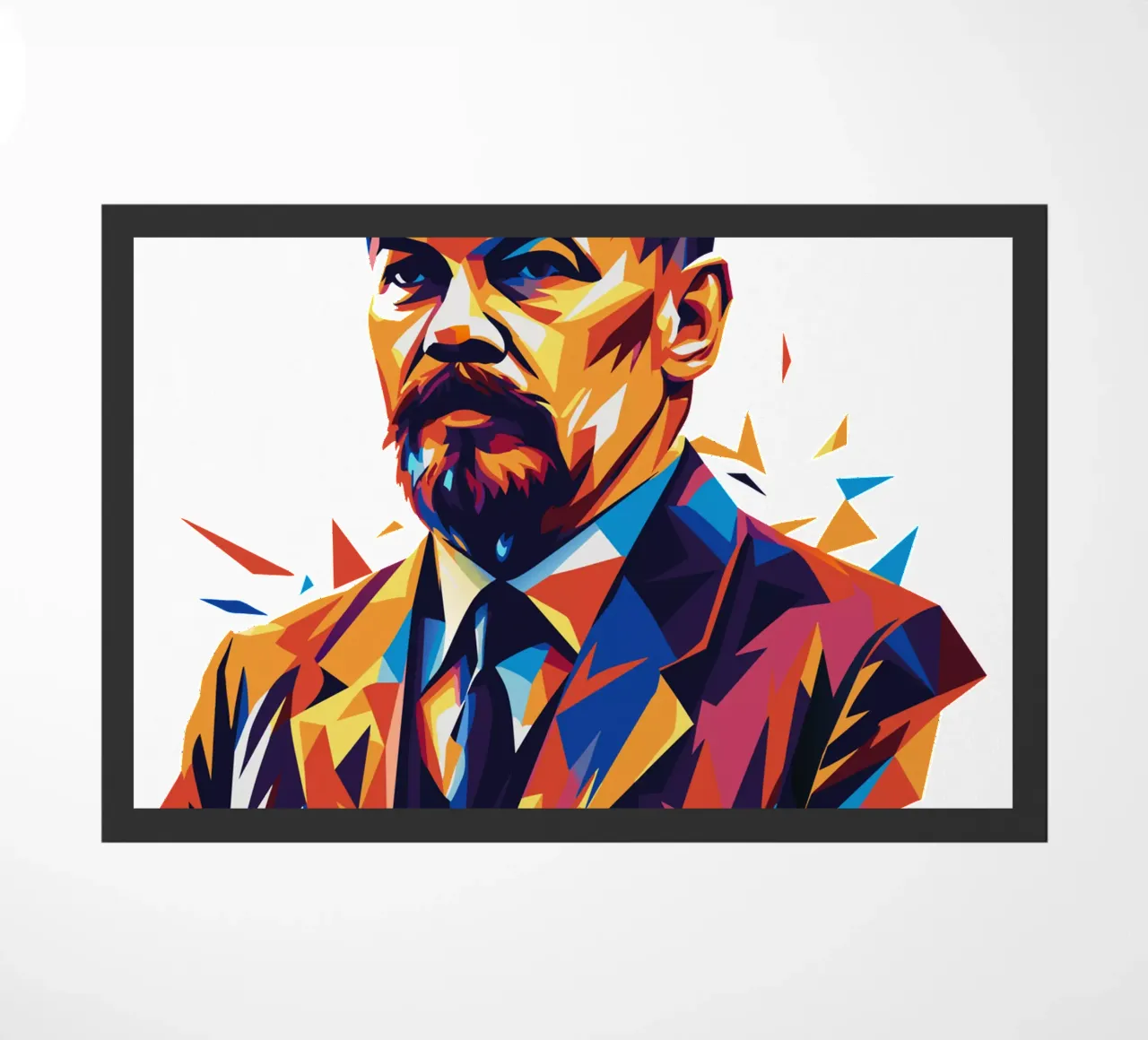 Vladimir Lenin WPAP Pop Art zerbino da vectorartnesia