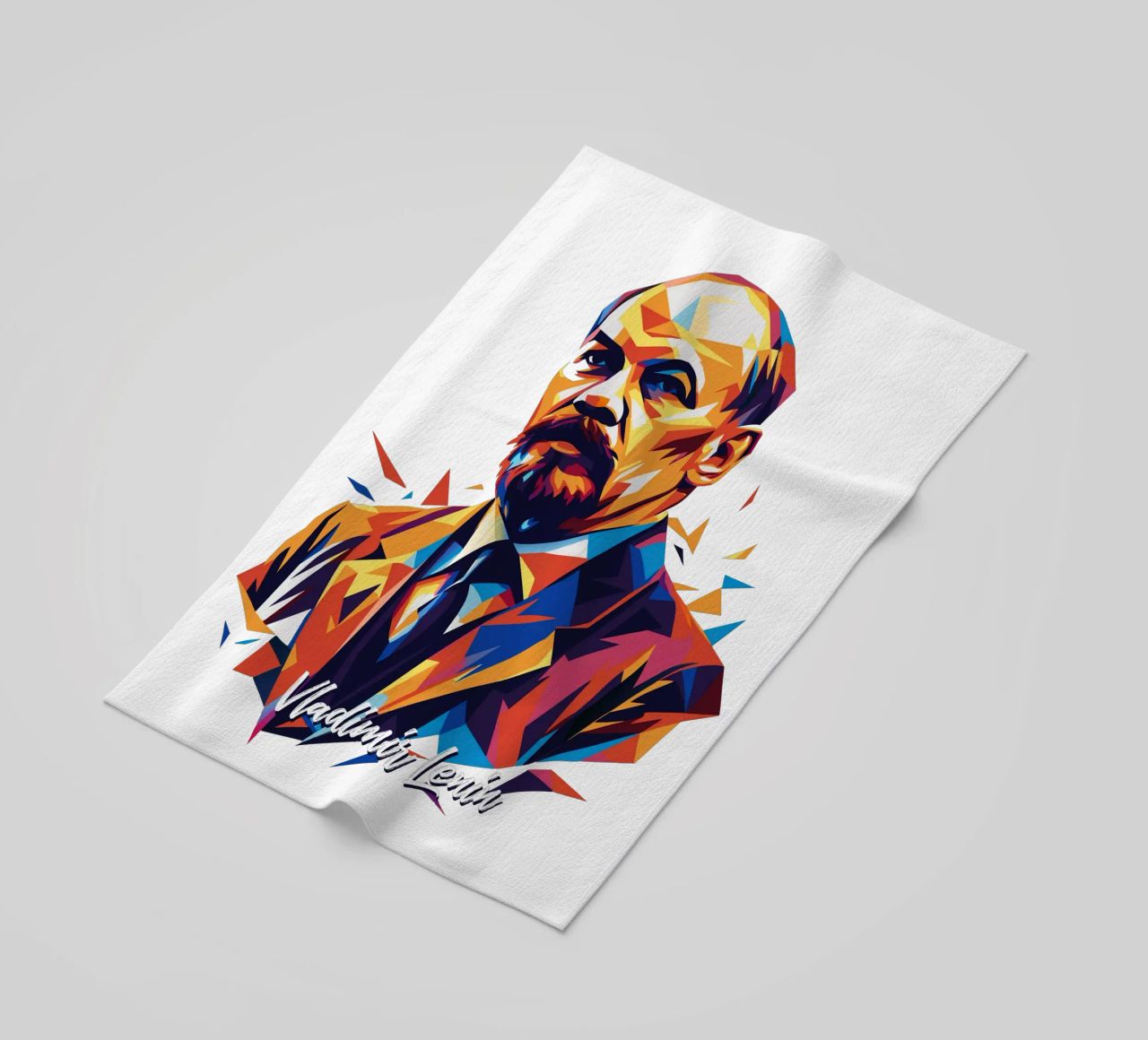 Vladimir Lenin WPAP Pop Art telo mare da vectorartnesia