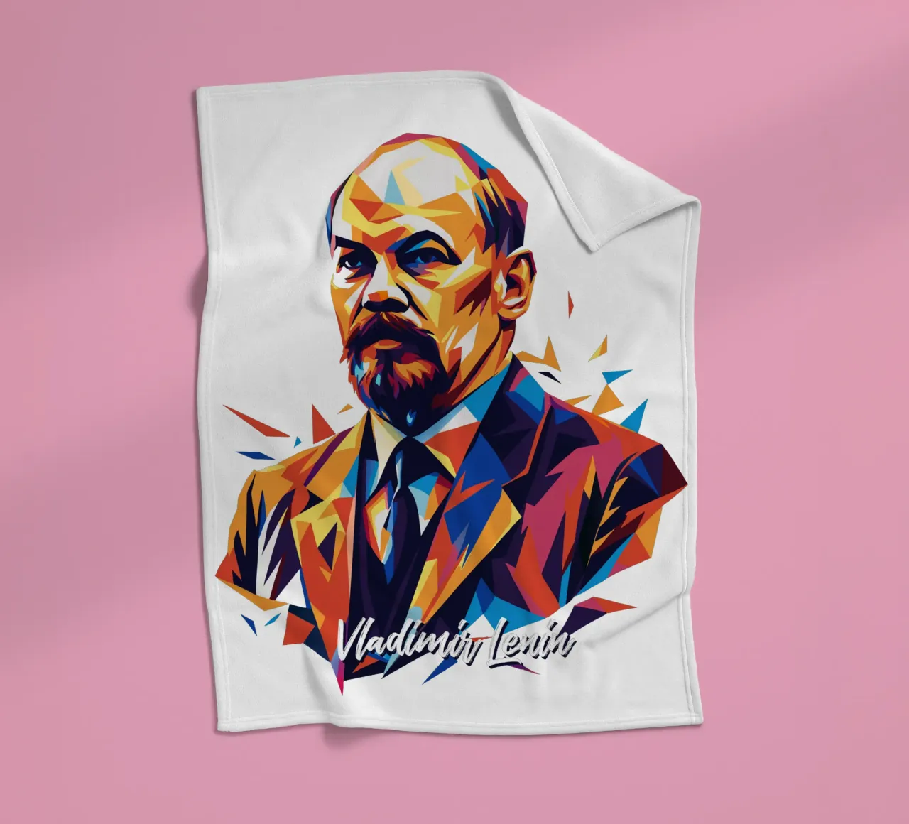 Vladimir Lenin WPAP Pop Art coperta in pile da vectorartnesia