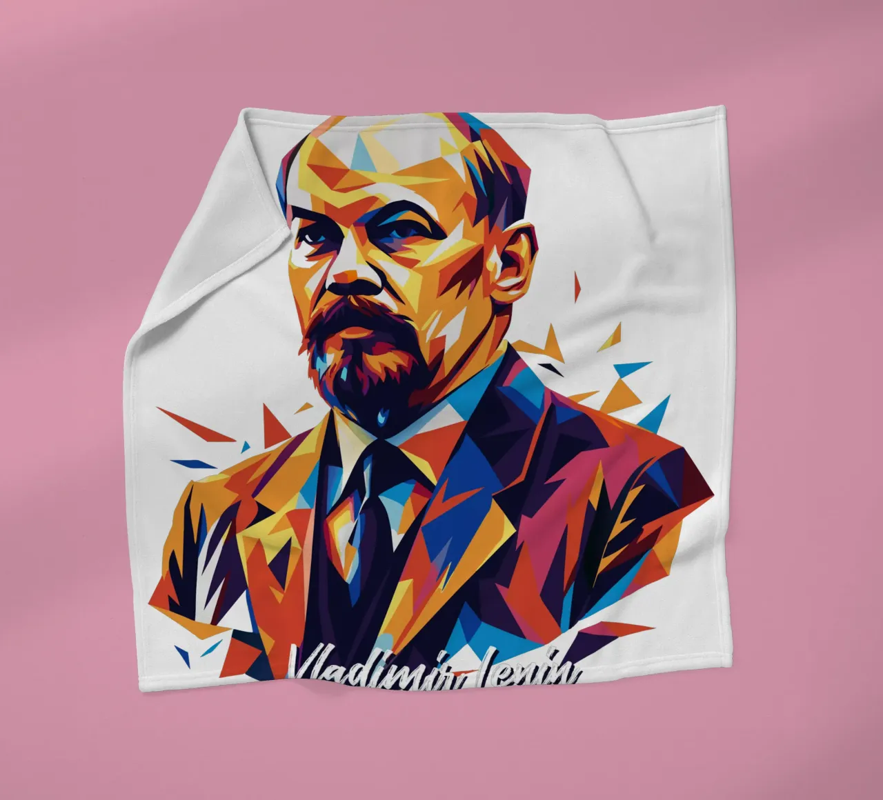 Vladimir Lenin WPAP Pop Art coperta in pile da vectorartnesia