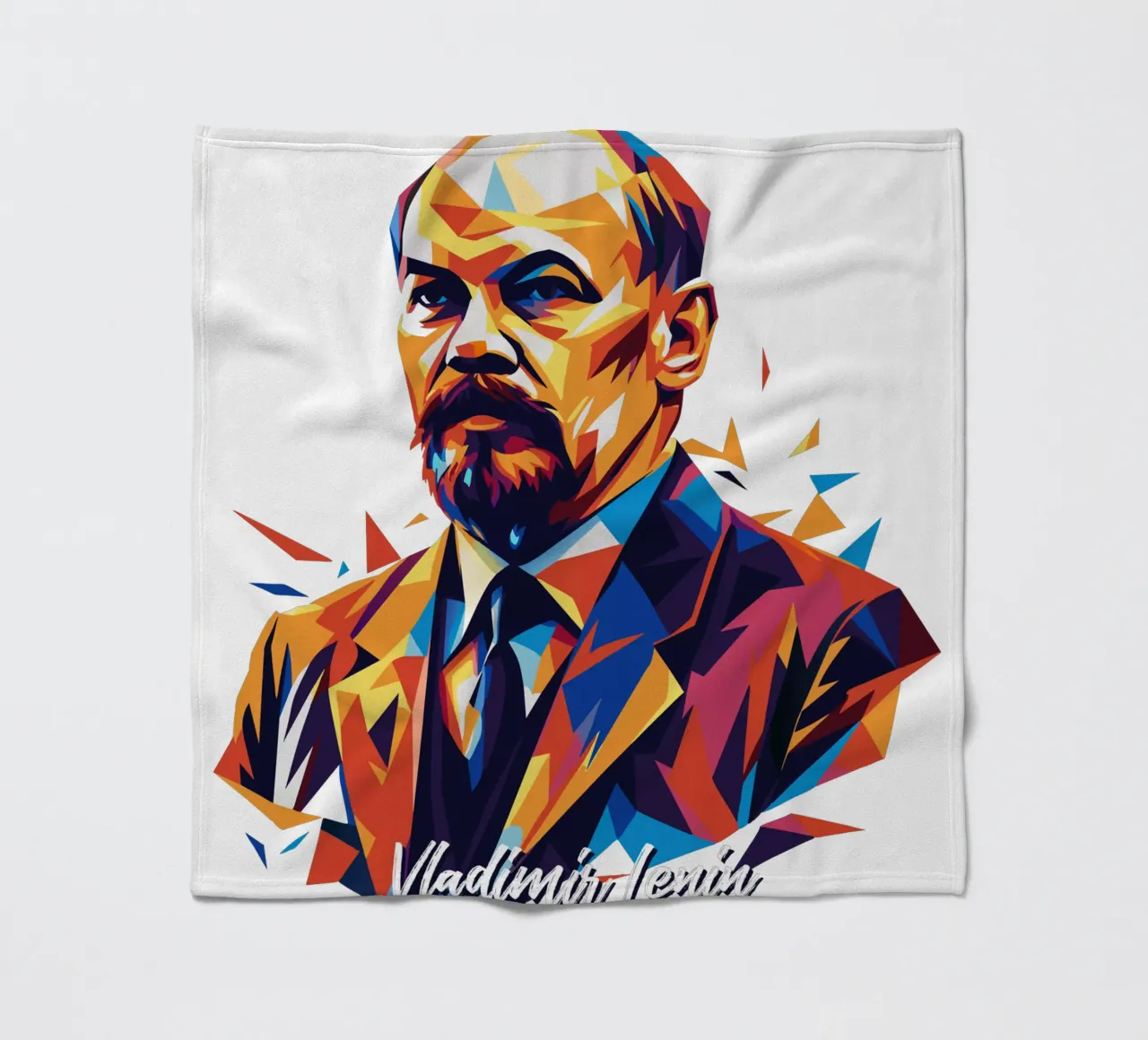 Vladimir Lenin WPAP Pop Art coperta in pile da vectorartnesia