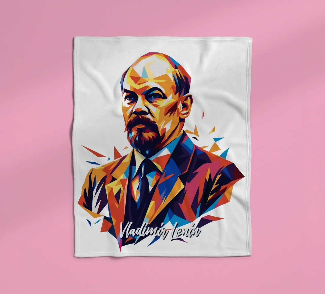 Vladimir Lenin WPAP Pop Art coperta in pile da vectorartnesia