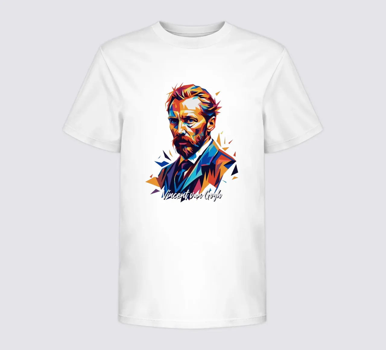 Vincent van Gogh WPAP Pop Art kids t-shirt by vectorartnesia