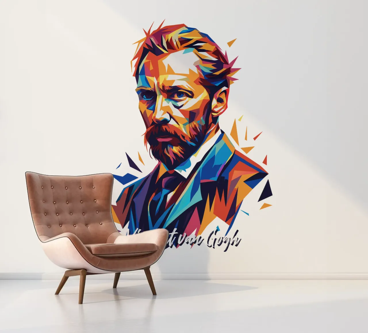 Vincent van Gogh WPAP Pop Art photo wallpaper by vectorartnesia