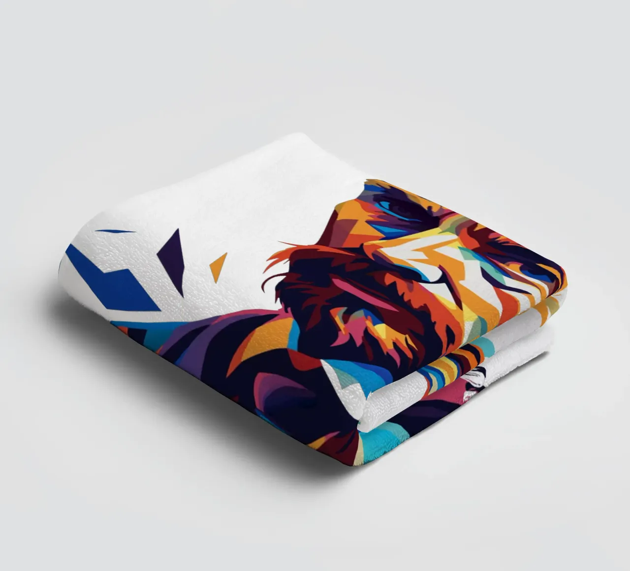 Vincent van Gogh WPAP Pop Art towel by vectorartnesia