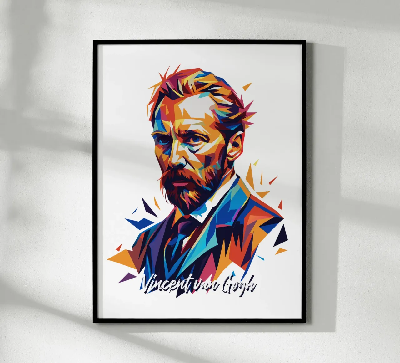 Vincent van Gogh WPAP Pop Art poster by vectorartnesia