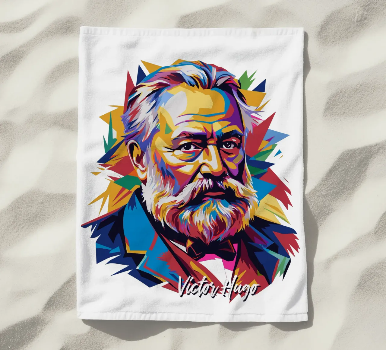 Victor Hugo WPAP Pop Art telo mare da vectorartnesia