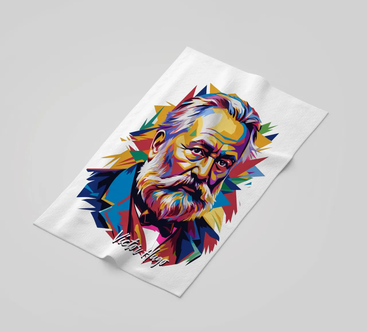 Victor Hugo WPAP Pop Art telo mare da vectorartnesia