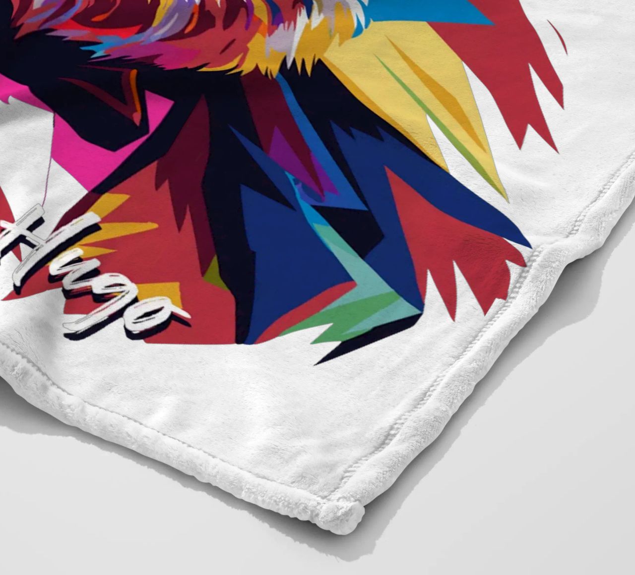 Victor Hugo WPAP Pop Art coperta in pile da vectorartnesia