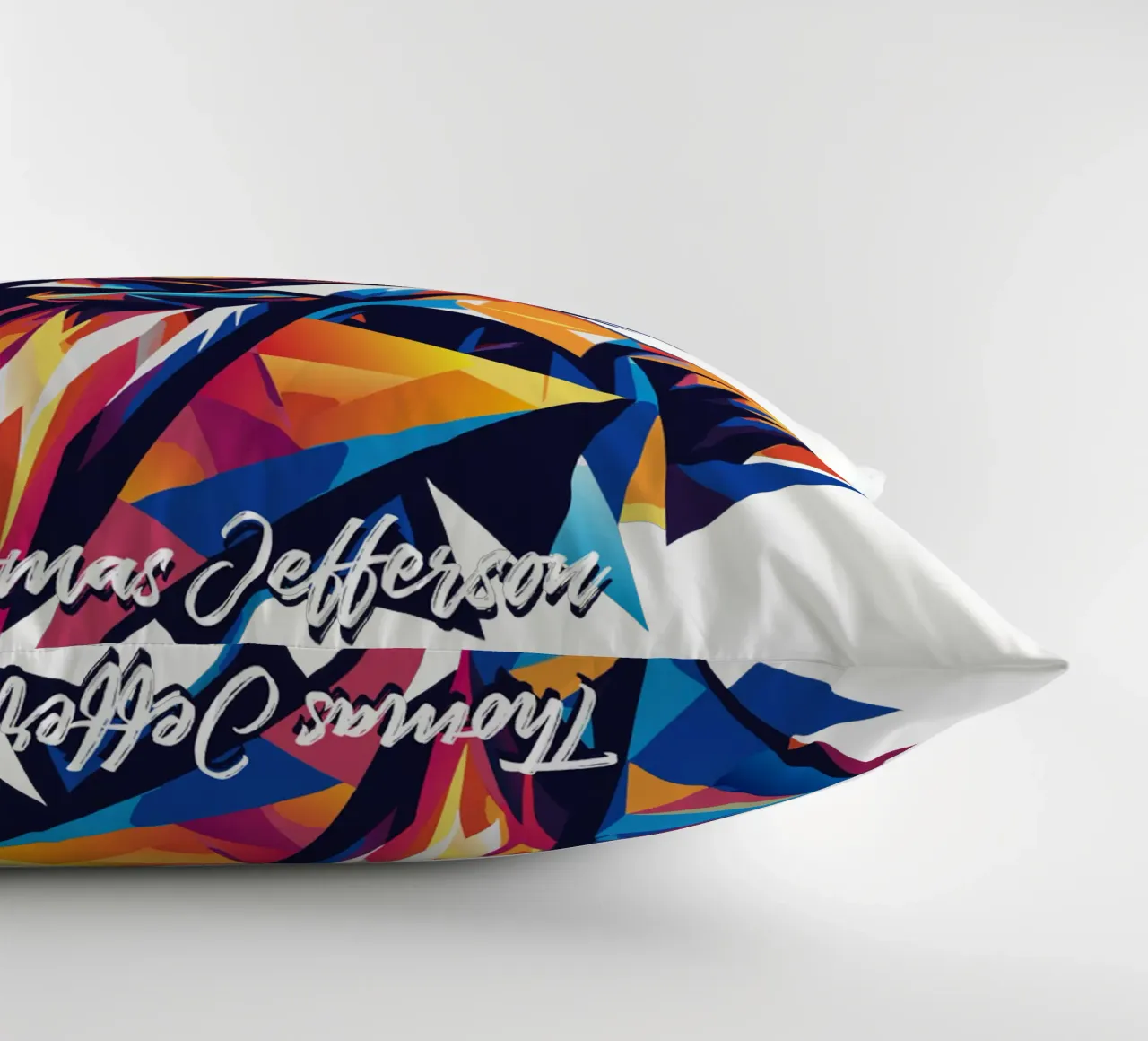 Thomas Jefferson WPAP Pop Art cuscino da vectorartnesia