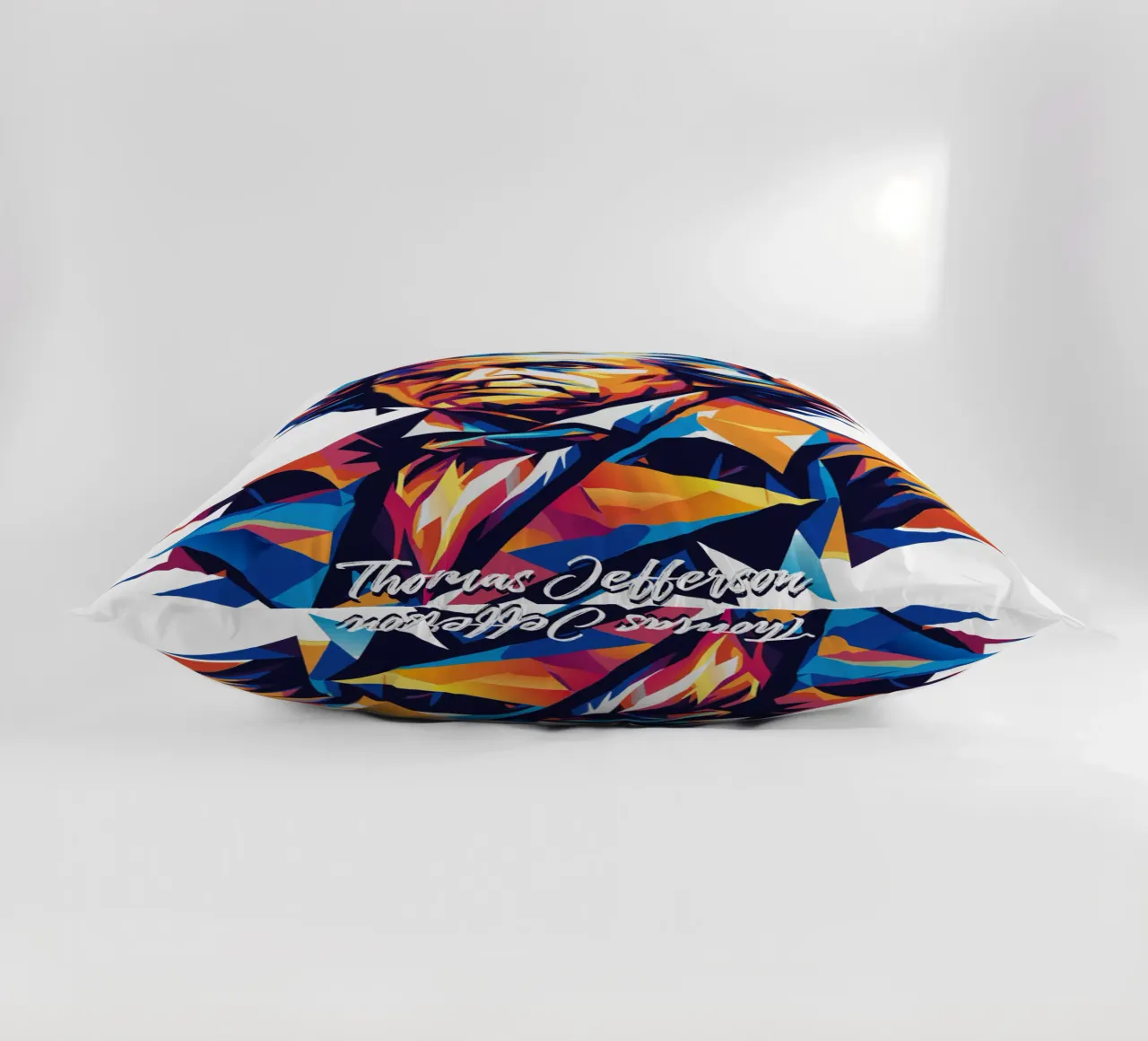 Thomas Jefferson WPAP Pop Art cuscino da vectorartnesia