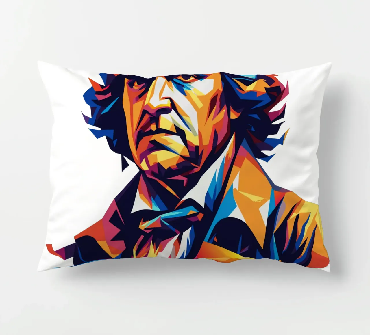 Thomas Jefferson WPAP Pop Art cuscino da vectorartnesia