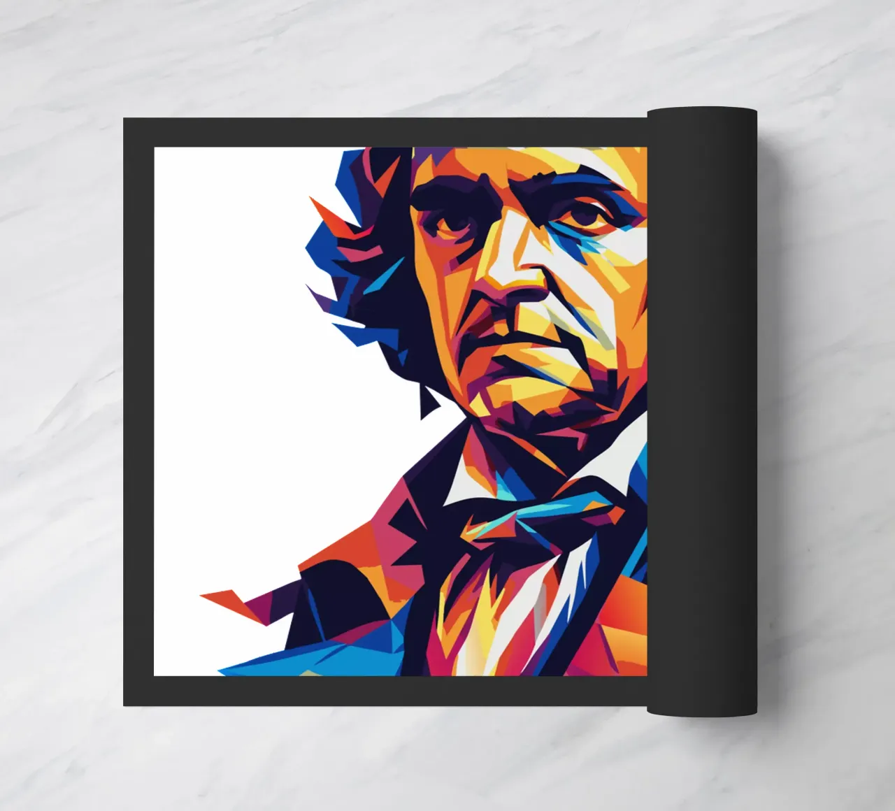 Thomas Jefferson WPAP Pop Art zerbino da vectorartnesia