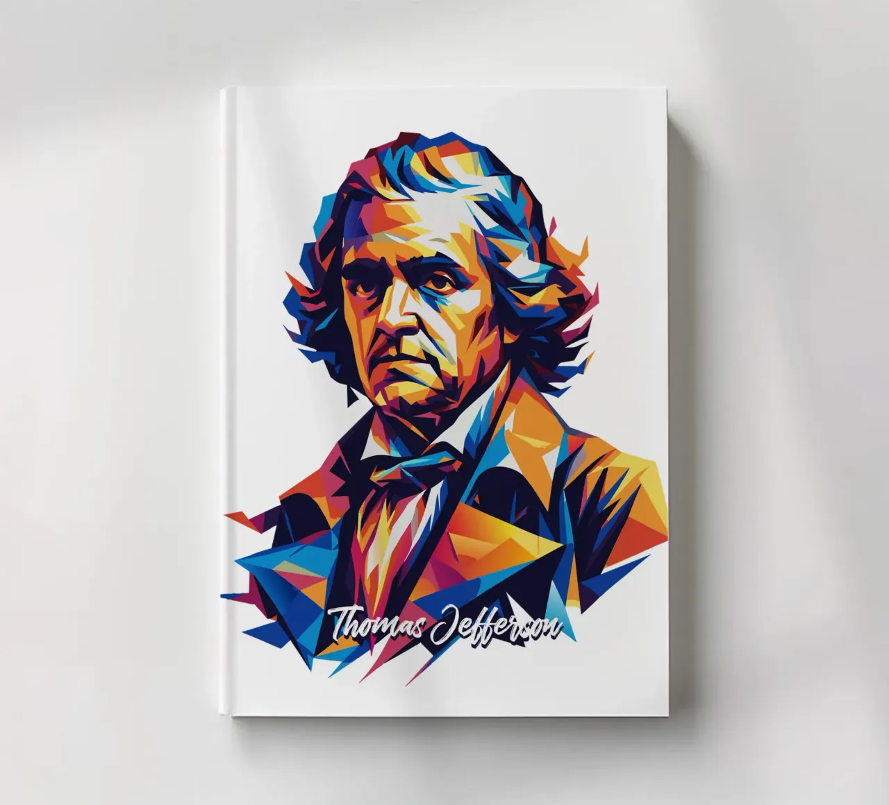 Thomas Jefferson WPAP Pop Art diario da vectorartnesia