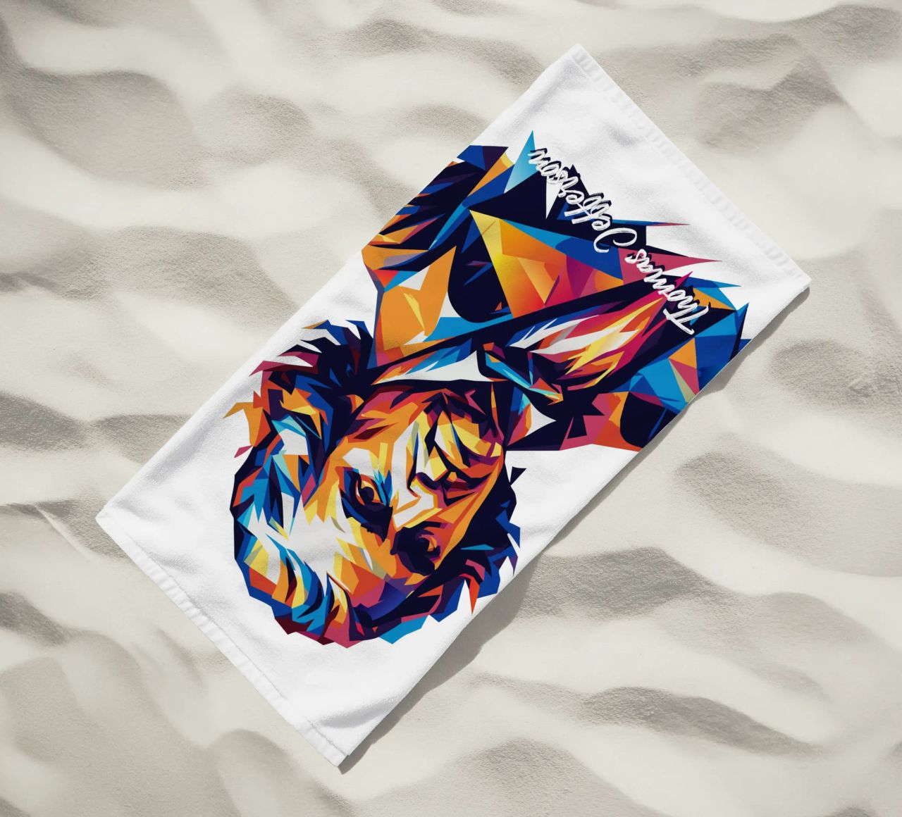 Thomas Jefferson WPAP Pop Art telo mare da vectorartnesia