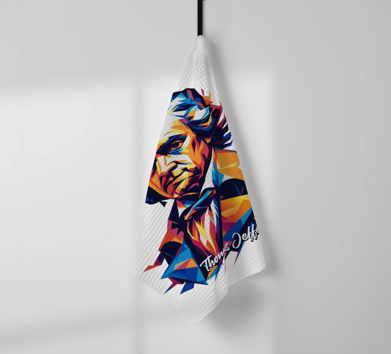 Thomas Jefferson WPAP Pop Art canovaccio da cucina da vectorartnesia