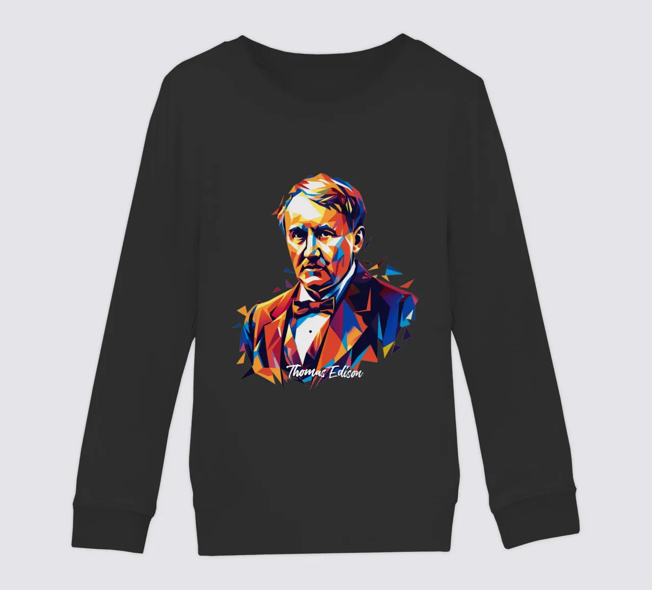 Thomas Edison WPAP Pop Art felpa bambino da vectorartnesia