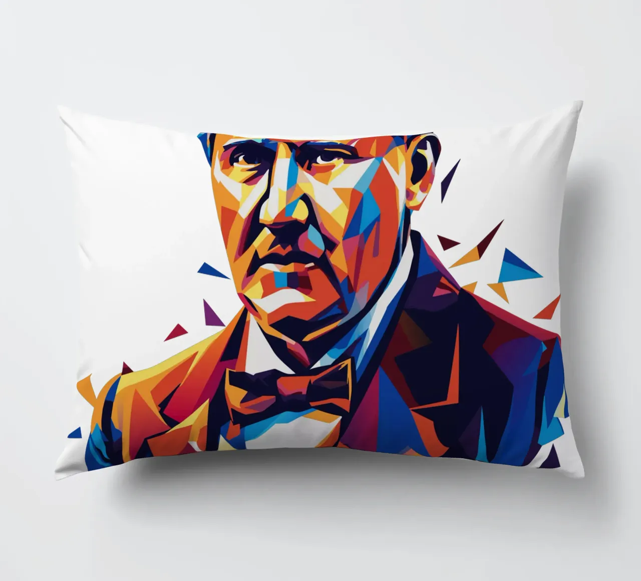 Thomas Edison WPAP Pop Art cuscino da vectorartnesia