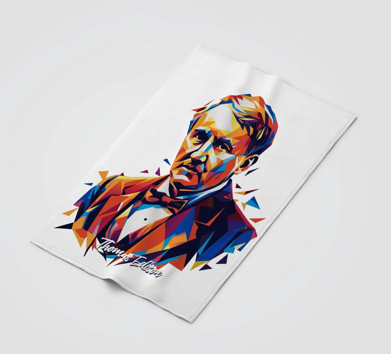 Thomas Edison WPAP Pop Art coperta in pile da vectorartnesia