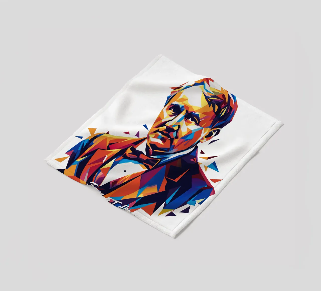 Thomas Edison WPAP Pop Art coperta in pile da vectorartnesia