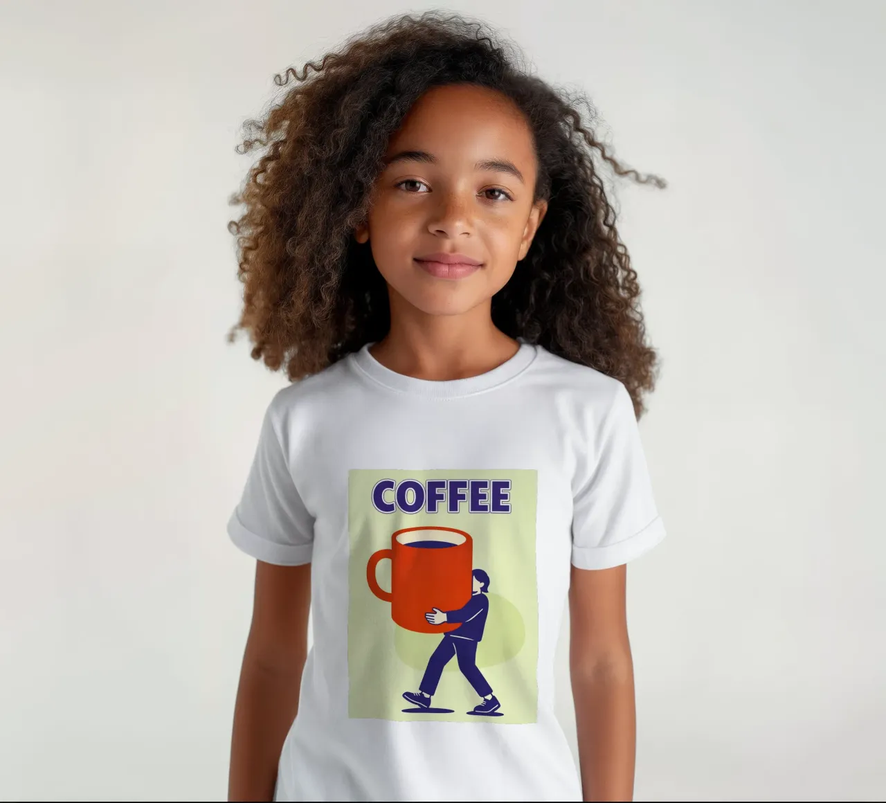 caffè t-shirt bambini da Bulaxtims