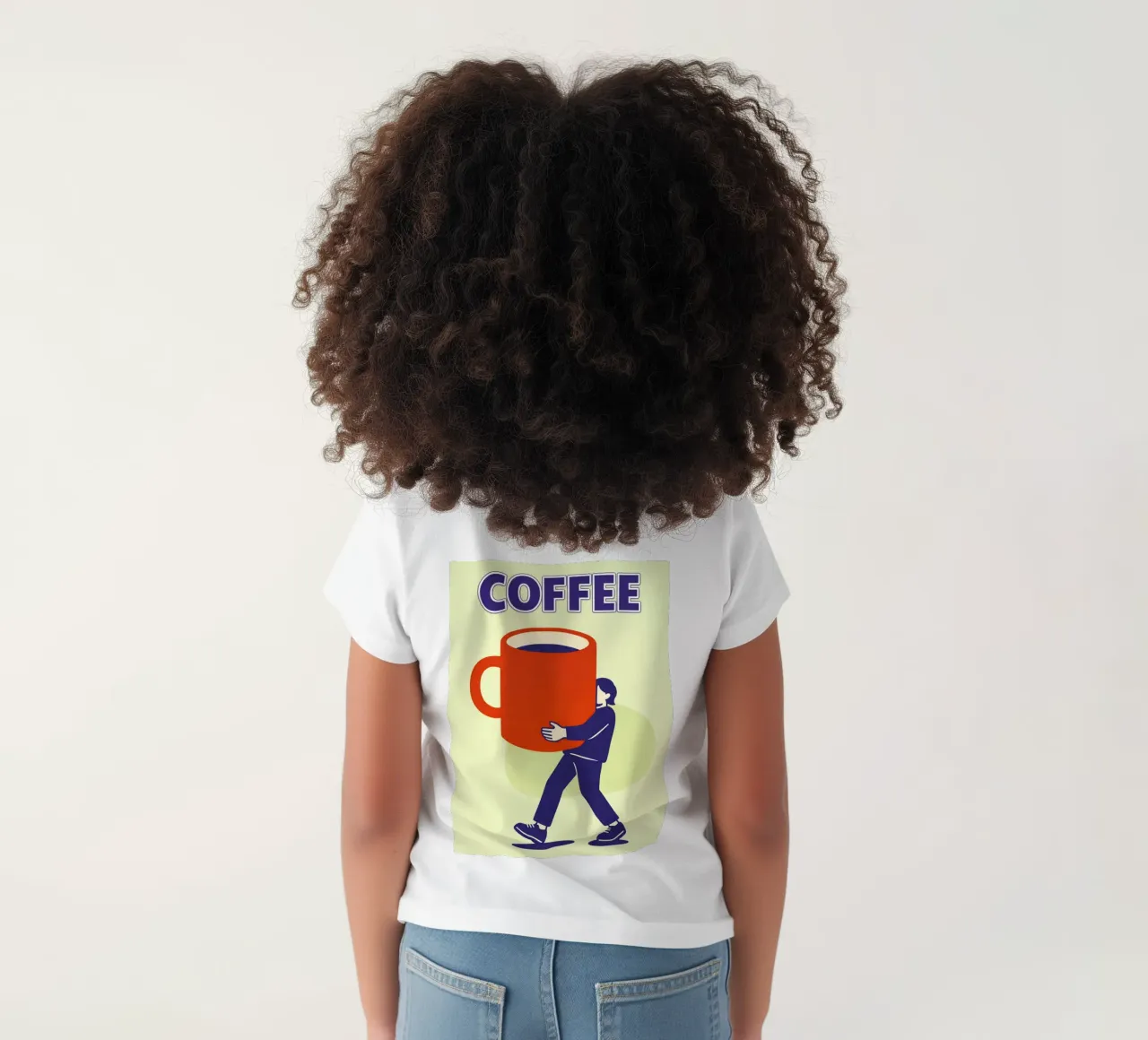 caffè t-shirt bambini da Bulaxtims