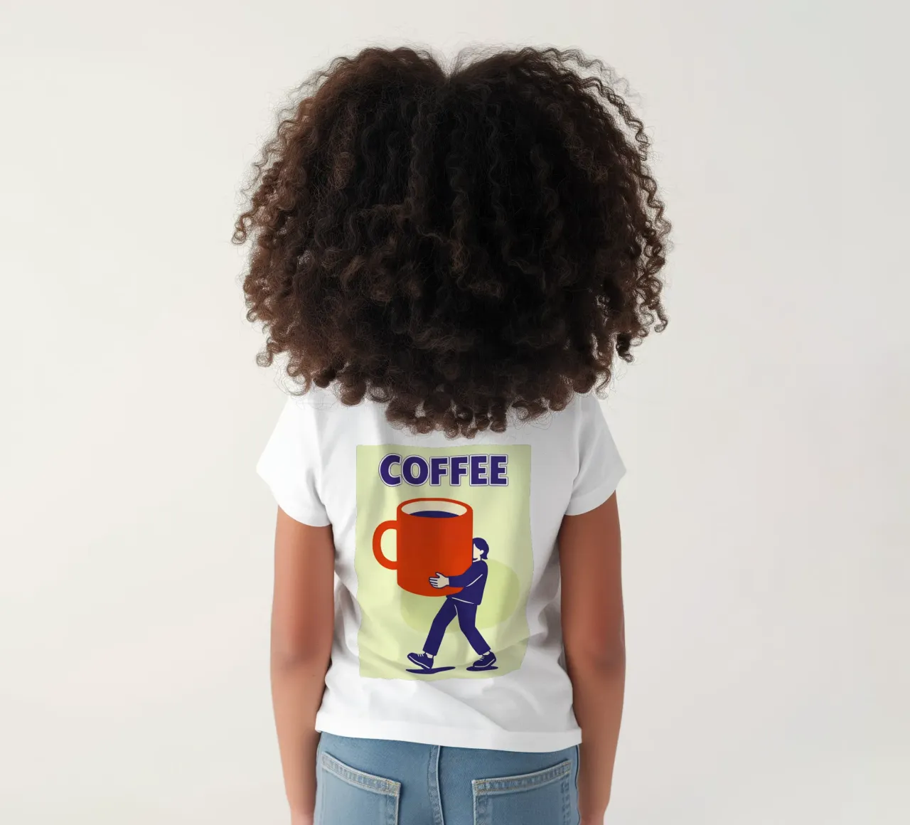 caffè t-shirt bambini da Bulaxtims
