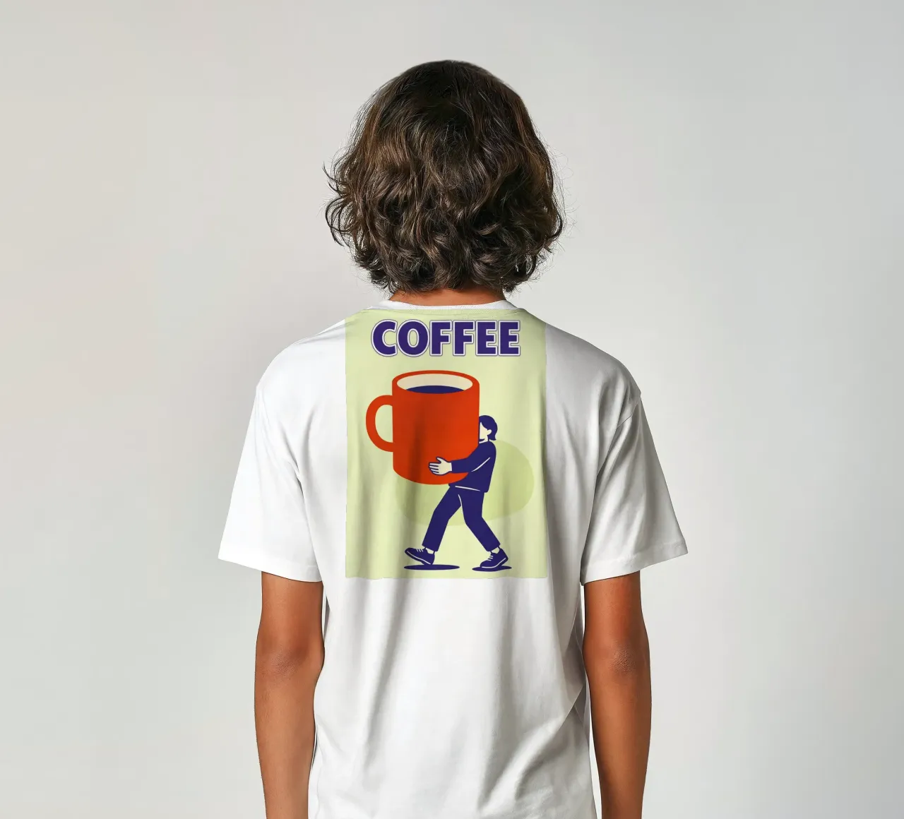 caffè t-shirt bambini da Bulaxtims