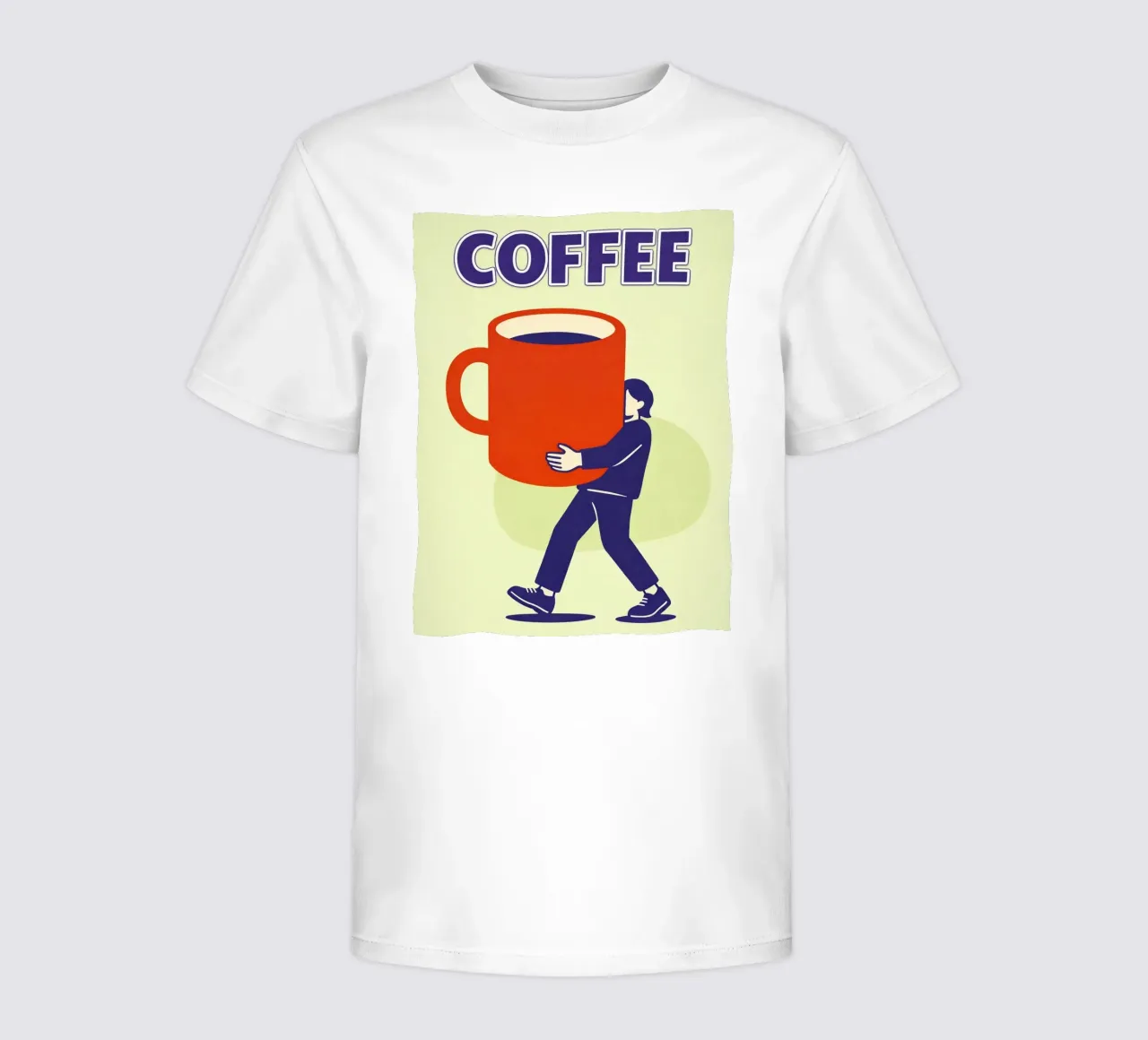 caffè t-shirt bambini da Bulaxtims
