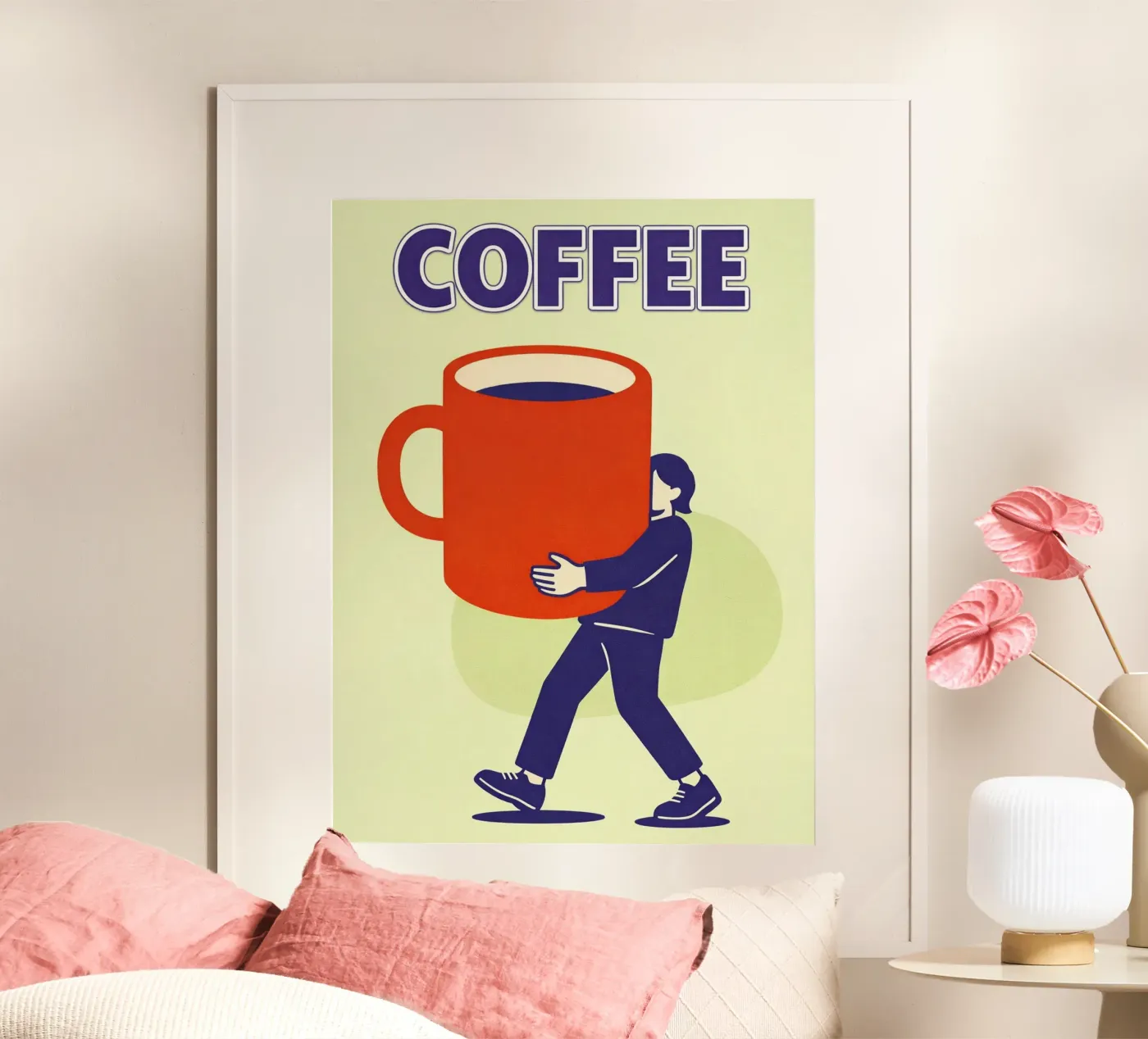 Kaffee Poster von Bulaxtims