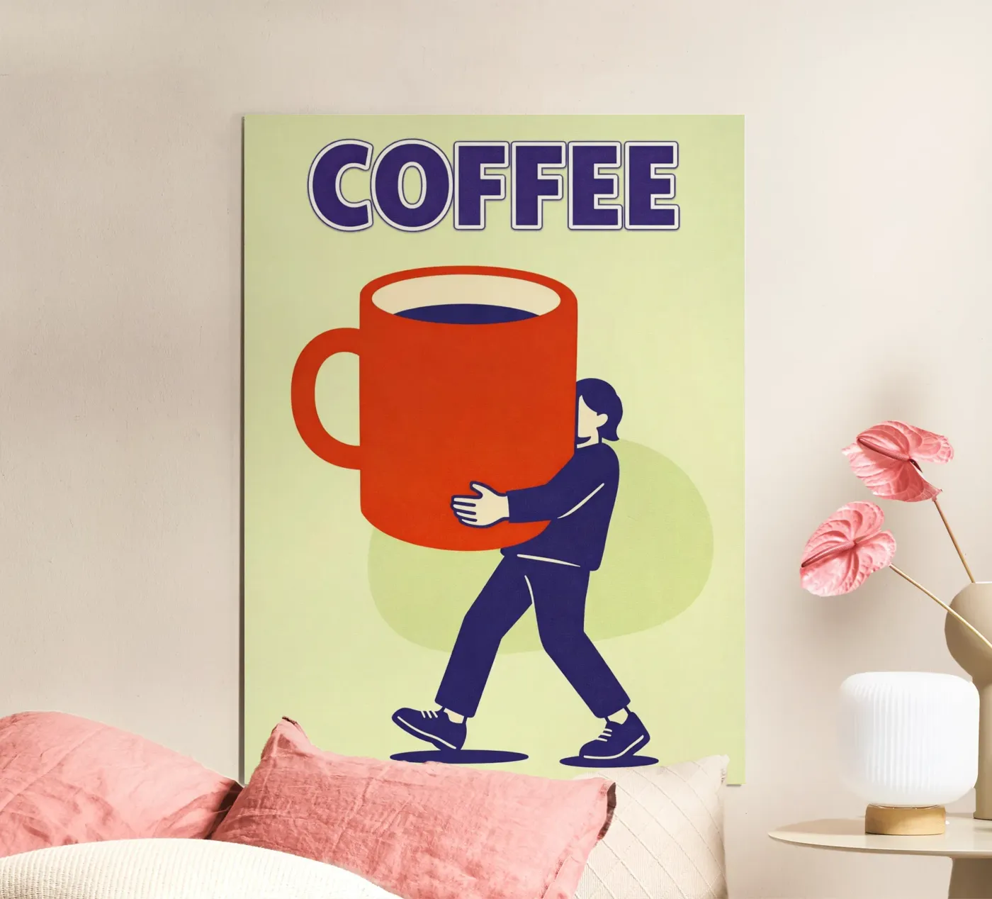 Kaffee Poster von Bulaxtims