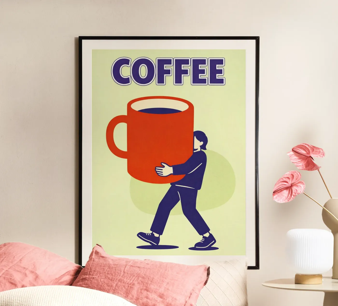 Kaffee Poster von Bulaxtims